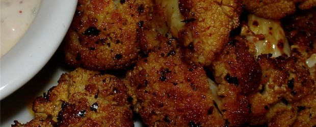Bite size cauliflower florets coated with spices Served with a yogurt dip During our last trip to Turkey, we purchased a red spice mix from the market.  We’re not sure what’s in it, but it’s really versatile for all recipe’s you want to add a...
