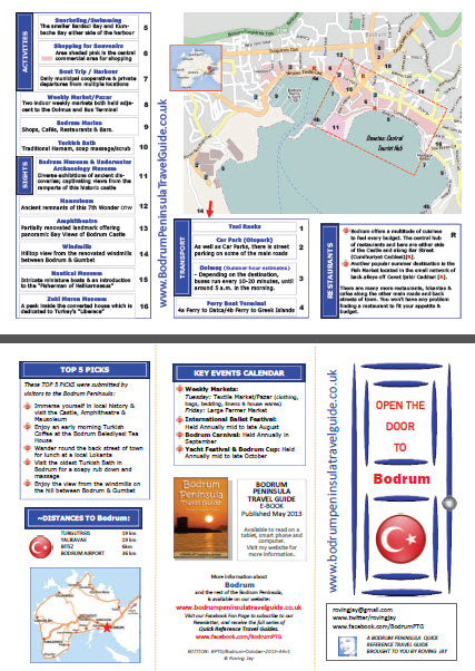 Bodrum Quick Reference Travel Guide