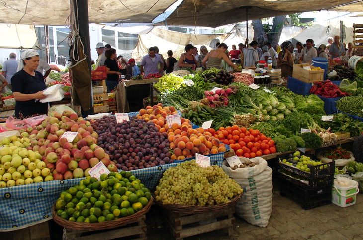 Frutas Verduras Yalikavak Bodrum Turquía